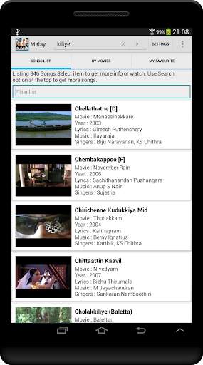 Malayalam Songs screenshot 2