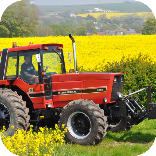 Classic Tractor. HD Wallpaper icon