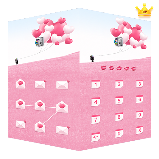 AppLock Live Theme Kiss – Paid Theme icon