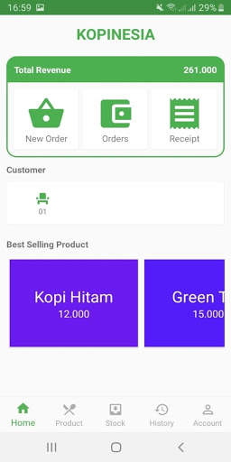 Kopinesia - Aplikasi Kasir Gratis Kedai Kopi & UKM screenshot 2