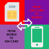 Copy Contacts to SIM Card(to phone) icon