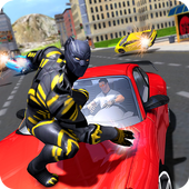 Black Superhero Panther Grand City Survival icon