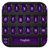 Cool Purple Keyboard icon