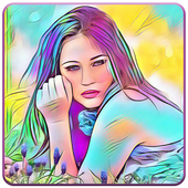 Artistic photo editor Cartoon &amp; Sketch cam,effects icon