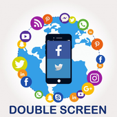 All Social Media In One - Double Screen icon