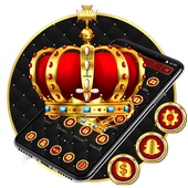 Royal Golden King Crown Theme icon