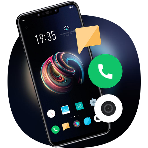 Black shining theme for redmi note5 pro HD 2019 icon