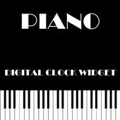 Piano Clock Widget icon