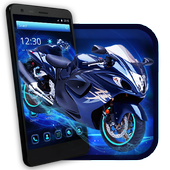 Bike Racing 2D Theme &amp; Live wallpaper أيقونة