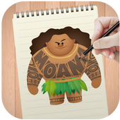 Learn Draw Moana icon
