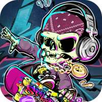 Hip Hop Skull Live Wallpaper Themes