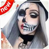 Maquillaje de Halloween y juegos de vestir.