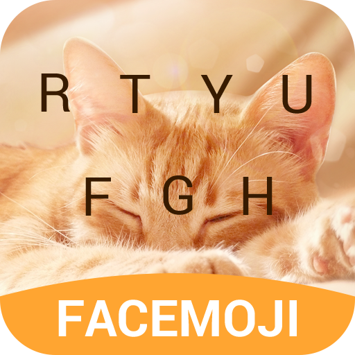 Lovely Cute Cat Emoji Keyboard Theme For Facemoji icon