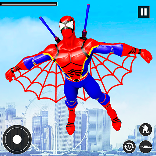 Flying superhero games:Flying Hero Robot Hero Game icon