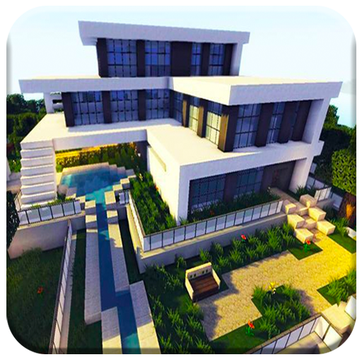Modern Mansion Map House For Minecraft icon