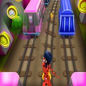 Subway LadyBug in City Game icon