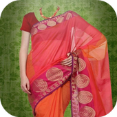 Woman Saree Photo Montage icon