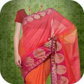 Woman Saree Photo Montage