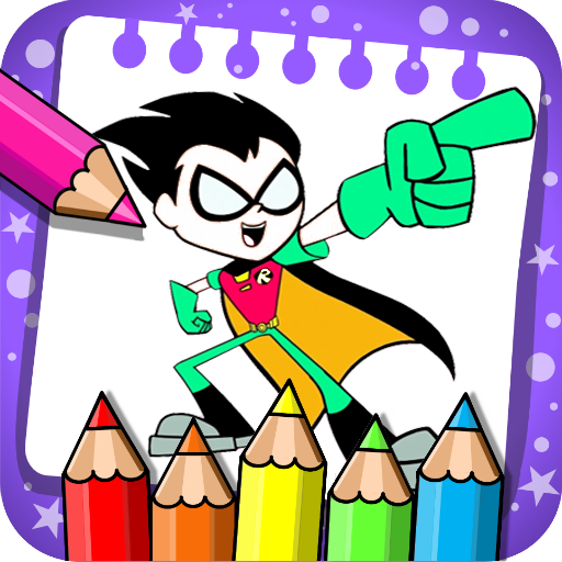 Teen coloring the titans adventures icon