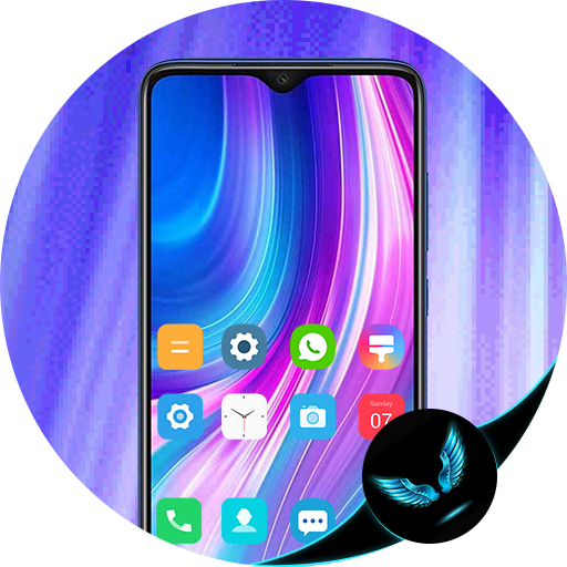 launcher theme for Xiaomi Redmi Note 8 pro icon