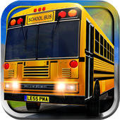 School Bus Driver 3D Simulator أيقونة