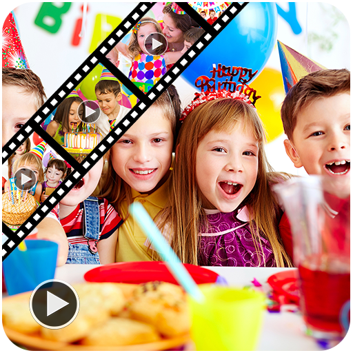 Birthday Video Maker &amp; Music icon