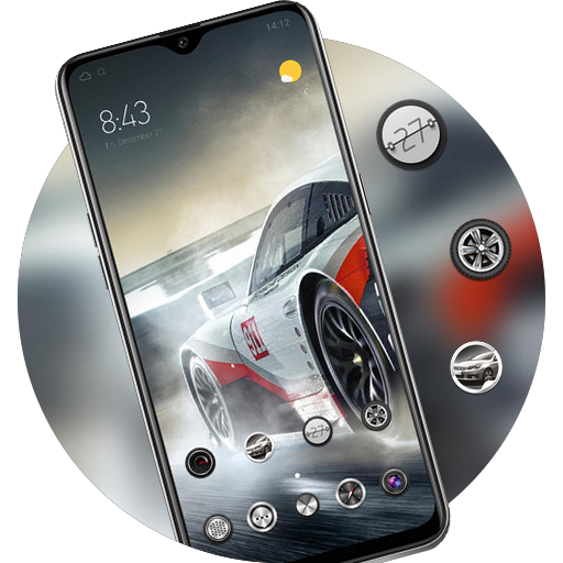 Speeding racing theme | fast  furious car sport icon