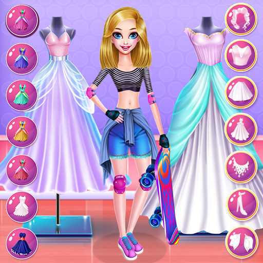Skater Girl Dressup icon