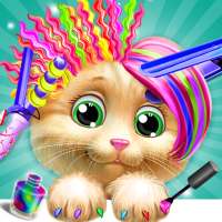 Pet Kitty Hair Salon Hairstyle Makeover on 9Apps