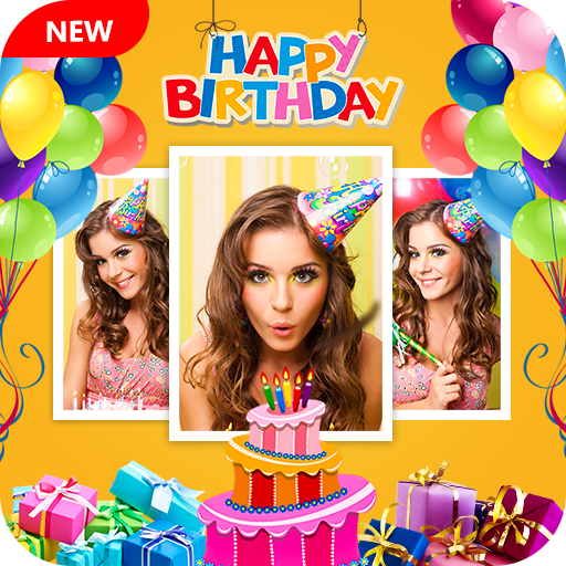 Birthday Dual Photo Frames icon