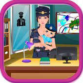 Police Woman Gives Birth icon