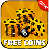 Coins for 8 Ball Pool prank icon