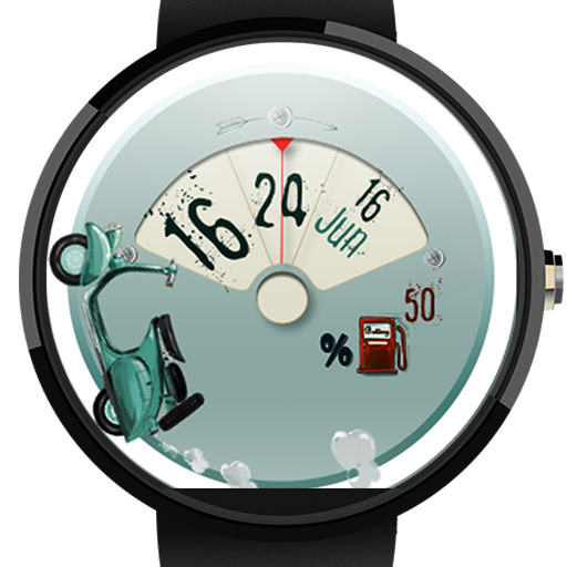 Let's Roll: Scooter Watch Face icon