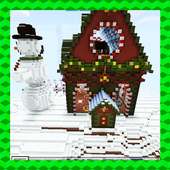 Tomb Crafter. Christmas riddle. MCPE map