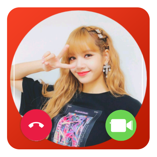 Video Call Lisa BLACKPINK !Fake Video Call icon