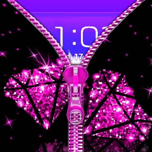 Diamond Zipper Lock Screen icon