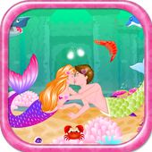 Mermaid Story Kissing Games icon