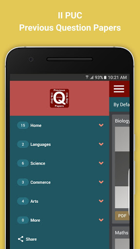 2nd PUC Previous QuestionPaper screenshot 1