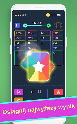 Karty solitaire 2048-scalać Karty gra screenshot 10