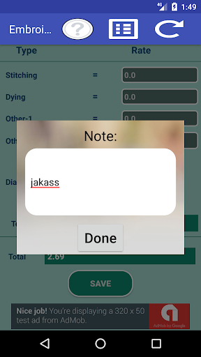 Embroidery Calc screenshot 3
