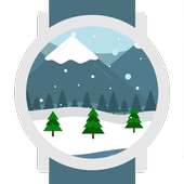 Winter Landscape Watch Face on 9Apps