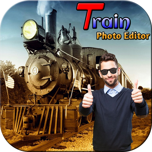 Train Cut Paste  Photo Editor icon
