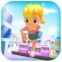 Girl Toon Anime Run 3D