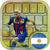 Messi emoji keyboard themes icon