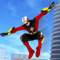 Rope Super Flying Hero Webman