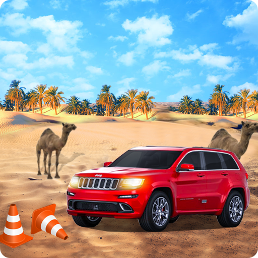 Offroad Lexus Prado Car Sim - White Desert Cruiser icon