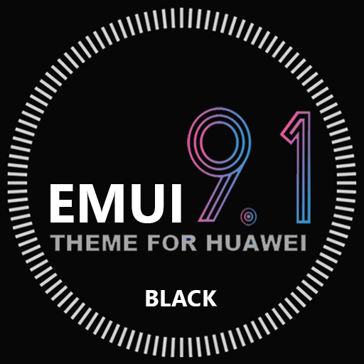 Black Emui 9.1 Theme for Huawei icon