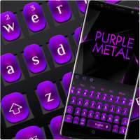 Purple Metal Keyboard on 9Apps