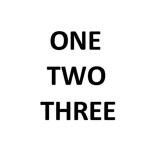 One Two Three icon