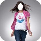 Popular Lady Jeans Fashion Photo Frames on 9Apps